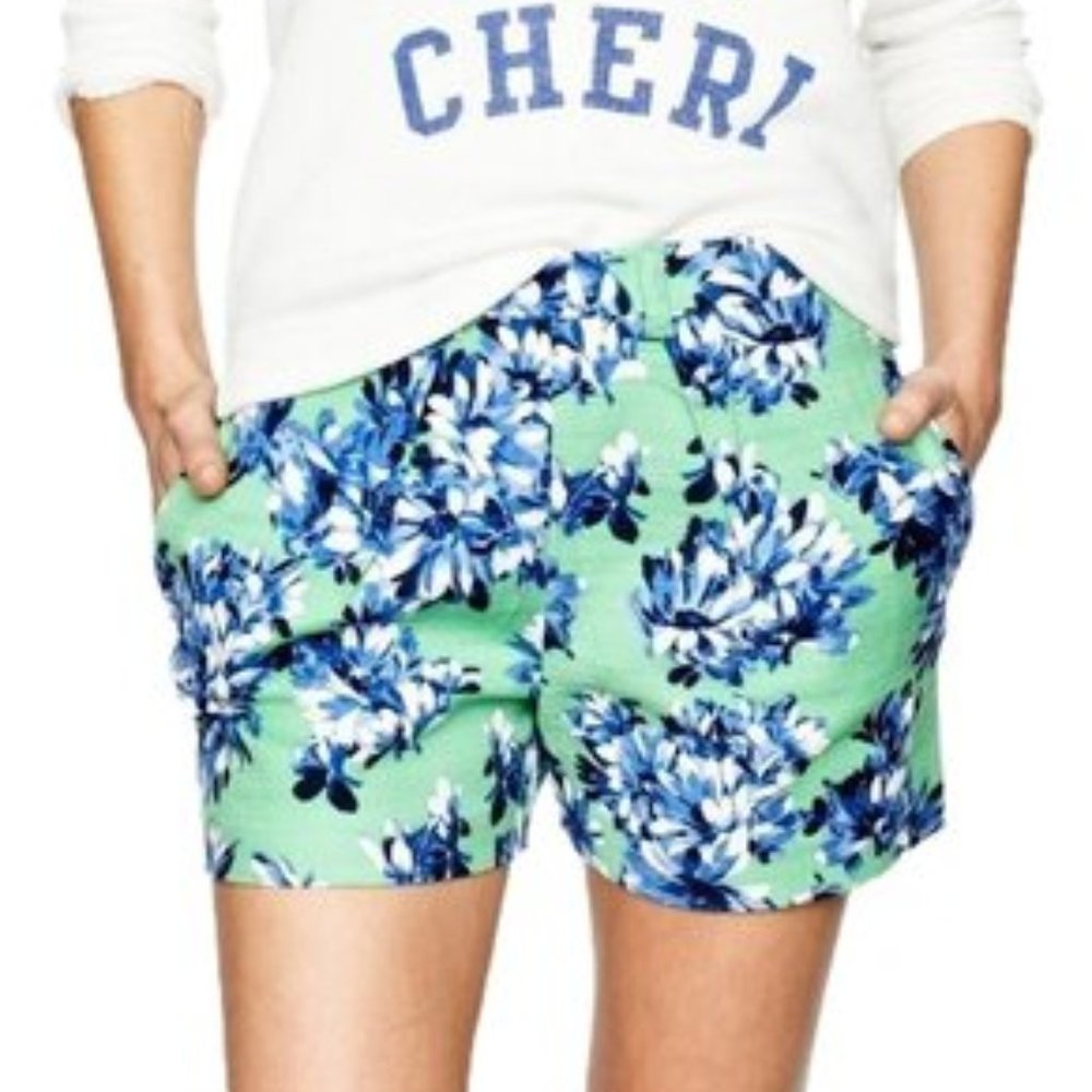 J. Crew | Women’s Floral Print Short | Green